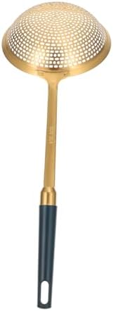 SHOWERORO Gold Plated Refined Stainless Steel Large Size Hot Pot Strainer