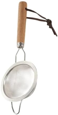 Stainless Steel Fine Mesh Strainer Mini Small flour Sieve Compact Florian Sifter