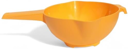 Tupperware Colander Strainer with Handle in Orange
