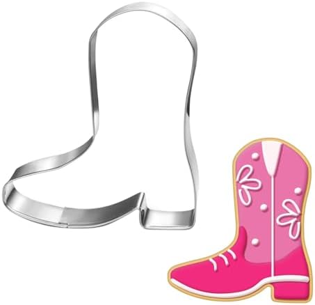 LUBTOSMN Cowboy Boot Cookie Cutter