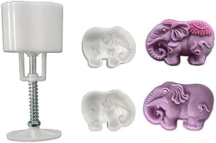 Leadigol Elephant Shaped Mooncake Mold Easy to Use