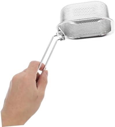 Stainless Steel Noodle Spoon Colander with Built-in Hook