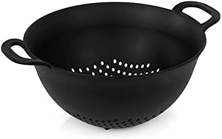 3pk Mintra Colanders BPA-Free Microwave dishwasher safe assorted black