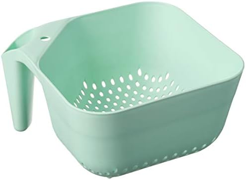 BPA-Free 3 Quart Colander with Handle Instant Rinsing Easy to Use