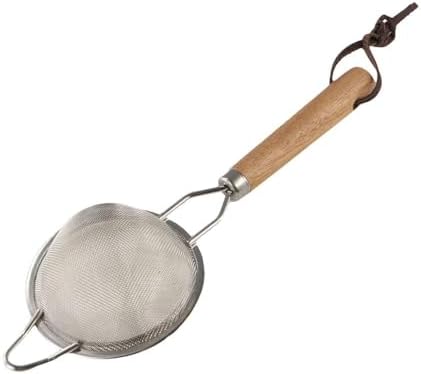 Stainless Steel Fine Mesh Strainer Mini Small flour Sieve Compact Florian Sifter