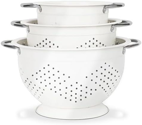 Secure Colander Set for Kitchen by Hillbond