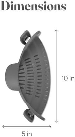 Kitchen Gizmo Snap N Strain - Silicone Pasta Strainer Clip-On