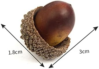 Artificial Acorns Fake Fruit Decor