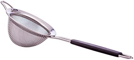 Fine Mesh Stainless Steel Tea Strainer with Non-Slip Handle 3 inches