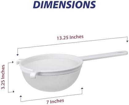 HIC Double-Ear BPA-Free Strainer Fine Mesh Design