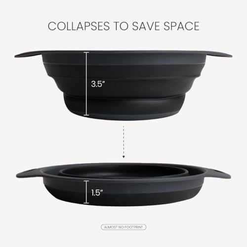 Collapsible Kitchen Strainer Set