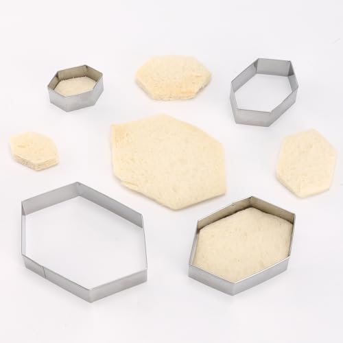 Stainless Steel Geometric Cookie Cutters for Adults Kids
