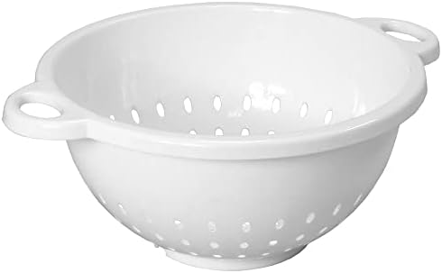 Chef Craft Select Plastic Deep Colander 11x5 inch 5 quart White
