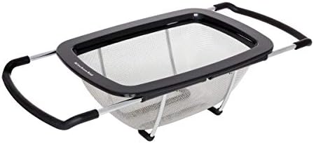 Sturdy Expandable Colander by KitchenAid Black