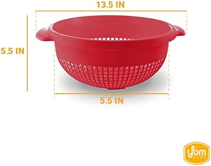 YBM Home Plastic Colander with Handle