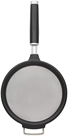 Efficient Black 7-Inch Strainer