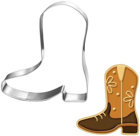 LUBTOSMN Cowboy Boot Cookie Cutter