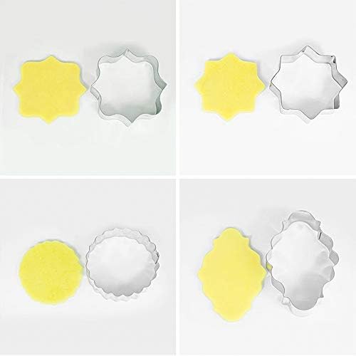10-Piece Plaque Frame Cookie Cutters Set