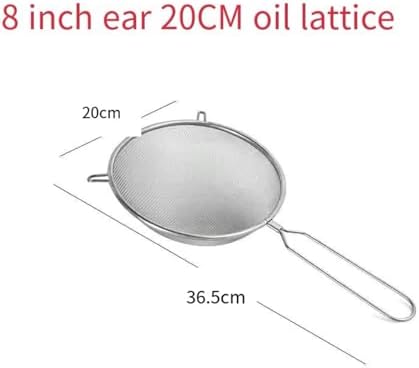 Revolutionary stainless steel spider strainer 20cm heat-resistant quick cooking easy to use