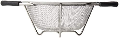 ExcelSteel Professional Heavy-Duty 6-12-Inch Colander with Ergonomic Santopreme Handles