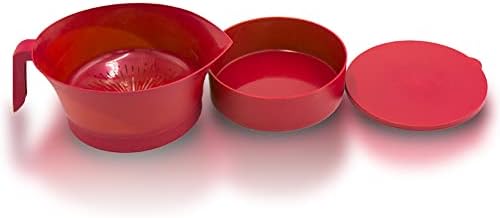 Safe Kitchen Gadget Red 3-Piece Strain Set