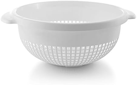Deep Plastic Strainer Colander with Handle