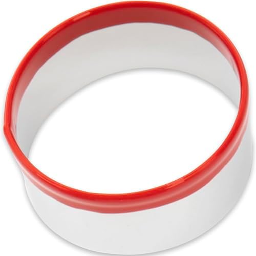 Melville 4-Inch Round Cookie Cutter with Red Top Protection