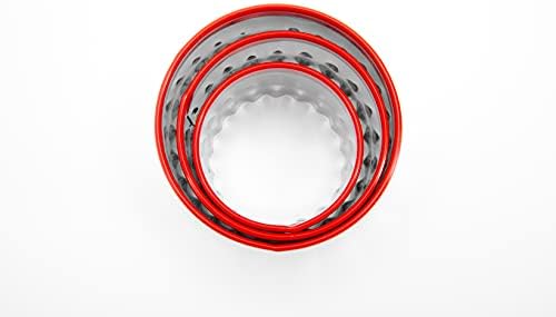 3-Piece Round Cookie Cutters Set