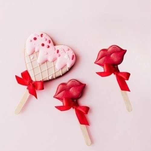 Adorable Heart Cookie Cutters 4PCS Set 32inches Valentines Day