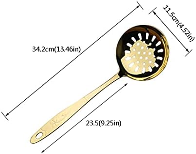Ergonomic Long-Handle Colander Spoon Set