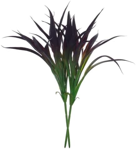 4-Piece Set Purple Artificial Grass Wedding Dcor Plants
