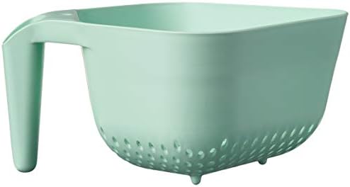 BPA-Free 3 Quart Colander with Handle Instant Rinsing Easy to Use