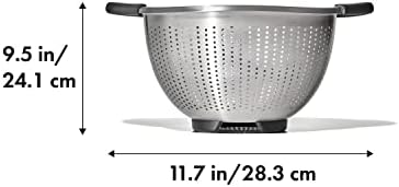 OXO Good Grips Stainless Steel 3 qt28L Colander with Non-Slip Handles
