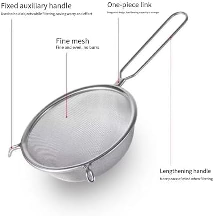 Revolutionary stainless steel spider strainer 20cm heat-resistant quick cooking easy to use