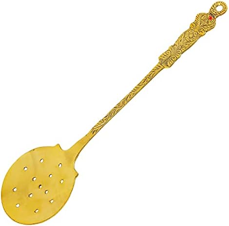 spices JHARA Puri Strainer Brass 15-inch alloween Nguyn manga style