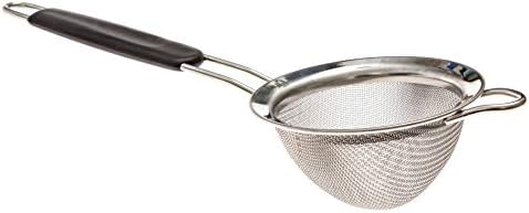 Fine Mesh Stainless Steel Tea Strainer with Non-Slip Handle 3 inches