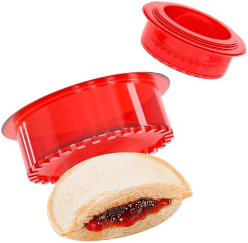 DARSUN Drirster Sandwich Cutter and Sealer 5PCS for Kids Easy Crustless Sandwiches
