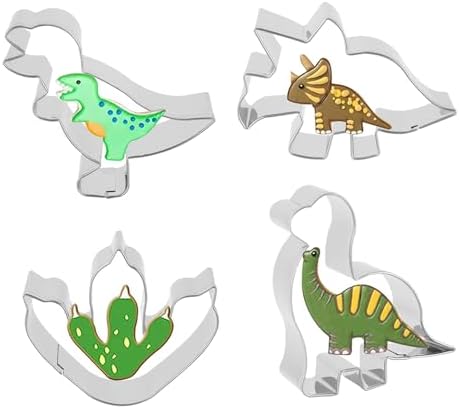 Dinosaur Shape Cookie Cutter Set for Kids