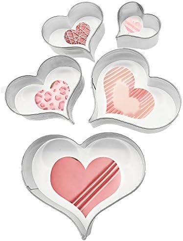 Stainless Steel Heart Cookie Cutters for Baking