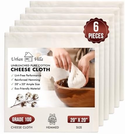 Urban Villa 6 Pcs Cheese Cloths