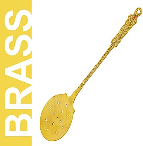 spices JHARA Puri Strainer Brass 15-inch alloween Nguyn manga style