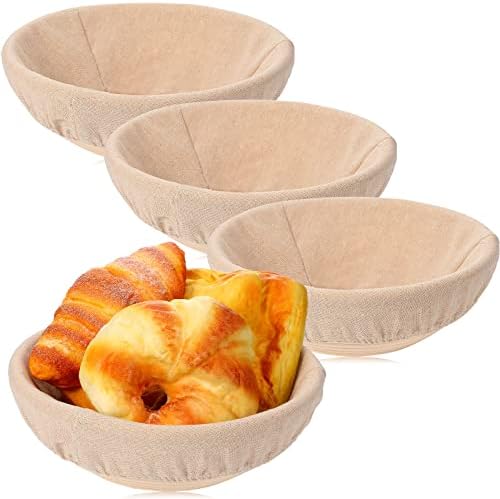 Patelai 10-Piece Banneton Proofing Basket Set