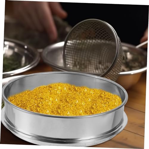 No Dawson 2 Pcs Stainless Steel Herbal Extractor Sifter Stackable Kitchen Tool