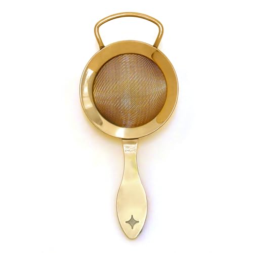 BARCONIC Spill-Stop 8016-2 Bonzer Mesh Strainer with Gold Plating