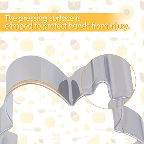 Enhance your baking experience with our versatile stainless steel bee cutter set