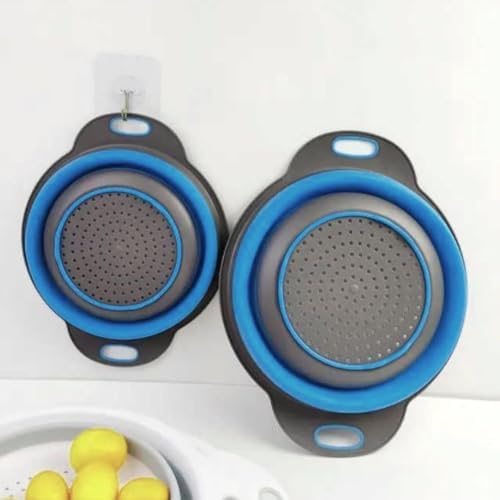 Killers Blue Collapsible Kitchen Colander