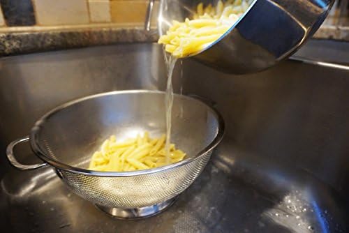 5-Quart Precision Pierced Stainless Steel Colander Silver