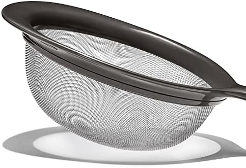 OXO Good Grips 3-Piece Strainer Set Black Efficiently