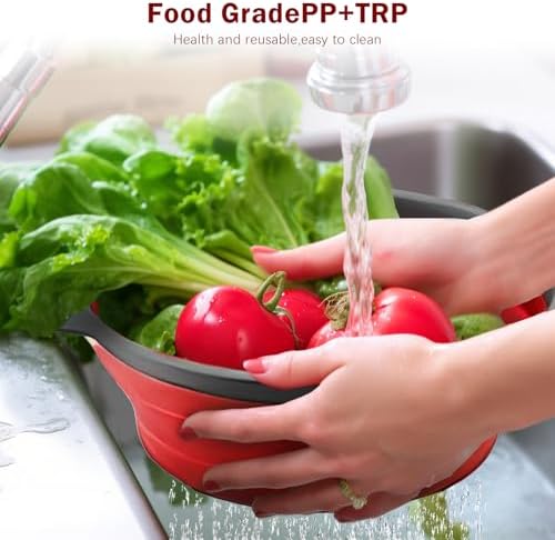 Collapsible Colander Set Eco-Friendly Kitchen Tool