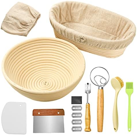 Sourdough Bread Proofing Basket Beginner Kit